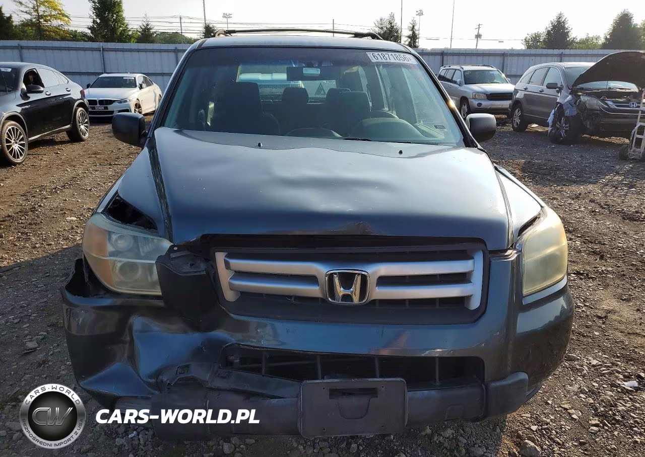2006 Honda Pilot Lx VIN:5FNYF28166B036764 - 5