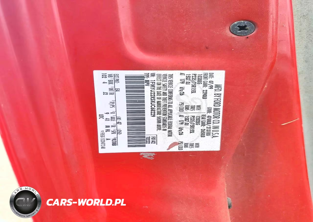 1999 Ford Explorer VIN:1FMYU22X5XUC68229 - 13
