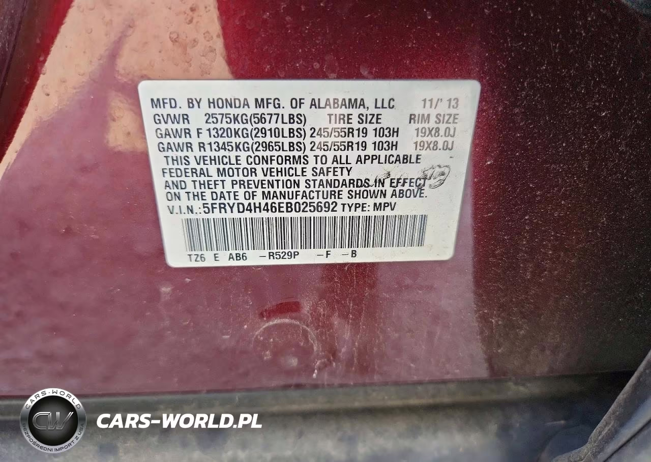 2014 Acura Mdx Technology VIN:5FRYD4H46EB025692 - 14