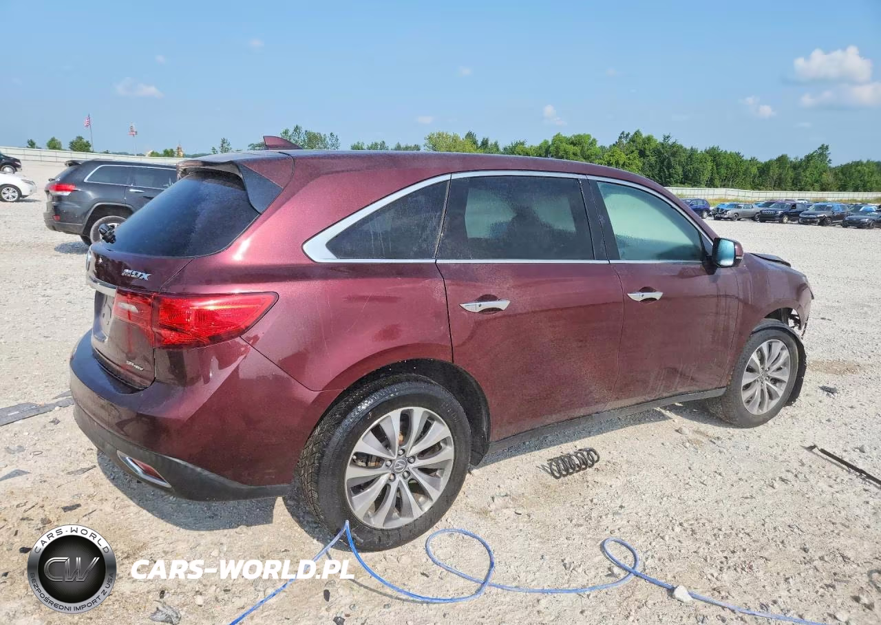 2014 Acura Mdx Technology VIN:5FRYD4H46EB025692 - 3