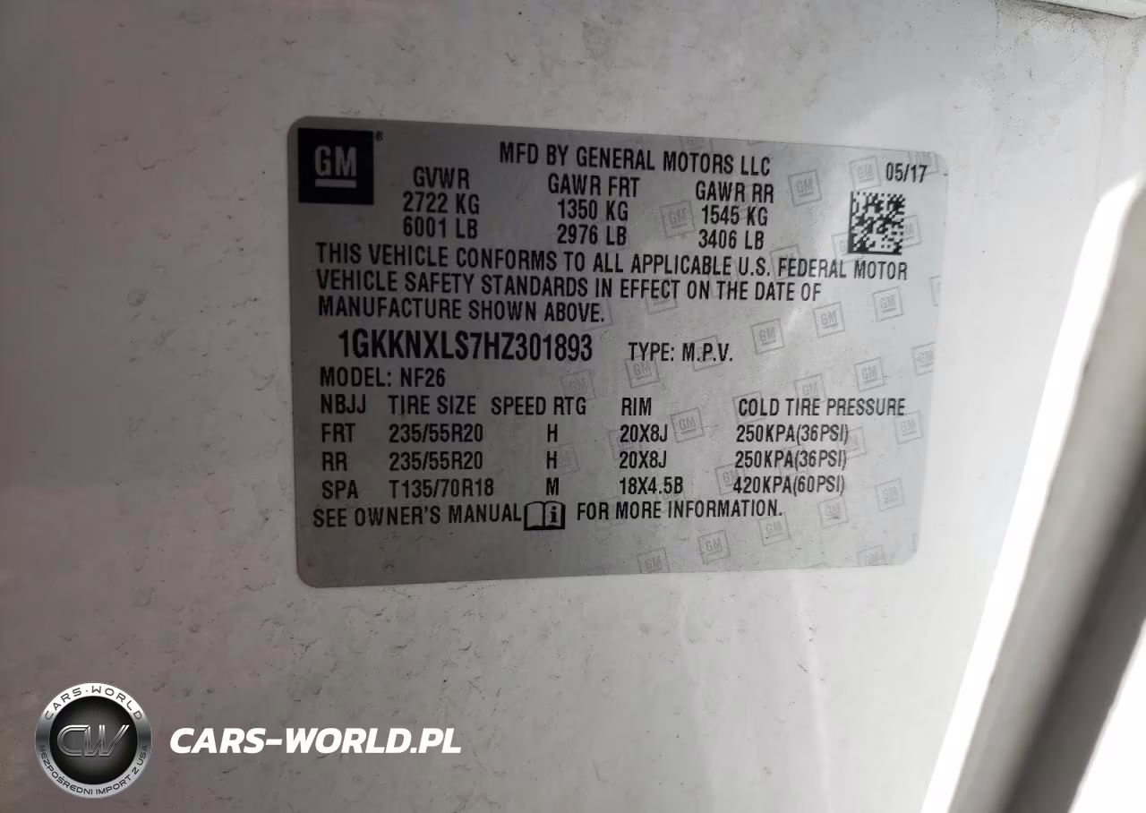 2017 GMC Acadia Denali VIN:1GKKNXLS7HZ301893 - 12