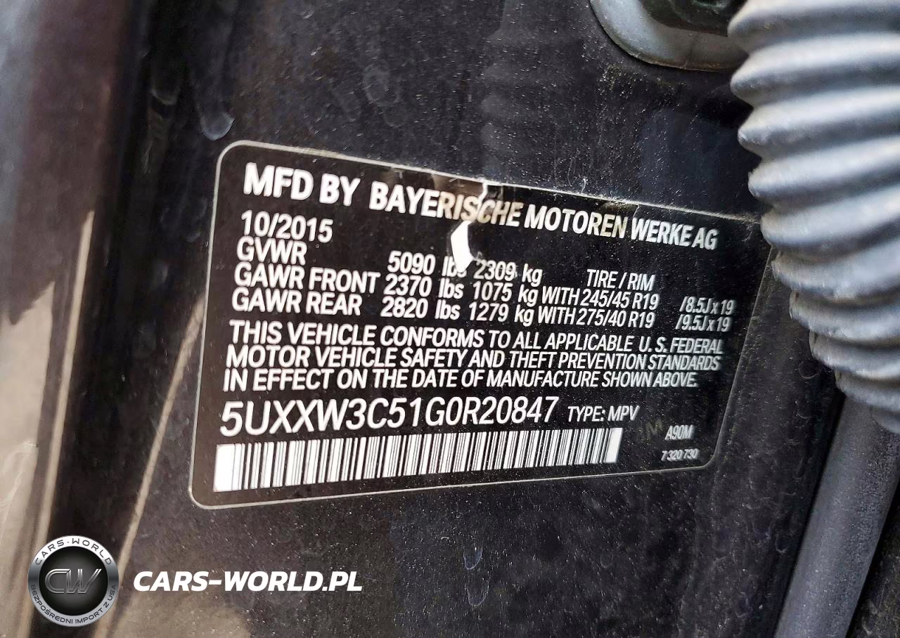 2016 BMW X4 xDrive28I VIN:5UXXW3C51G0R20847 - 13