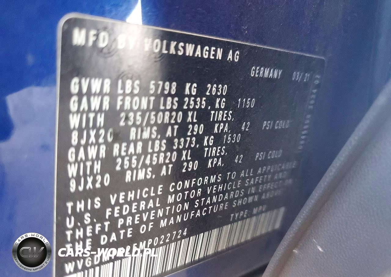 2021 Volkswagen Id.4 First Edition VIN:WVGDMPE25MP022724 - 13