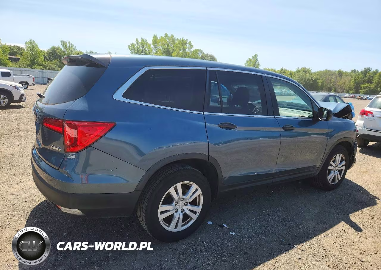 2017 Honda Pilot Lx VIN:5FNYF6H10HB030579 - 3