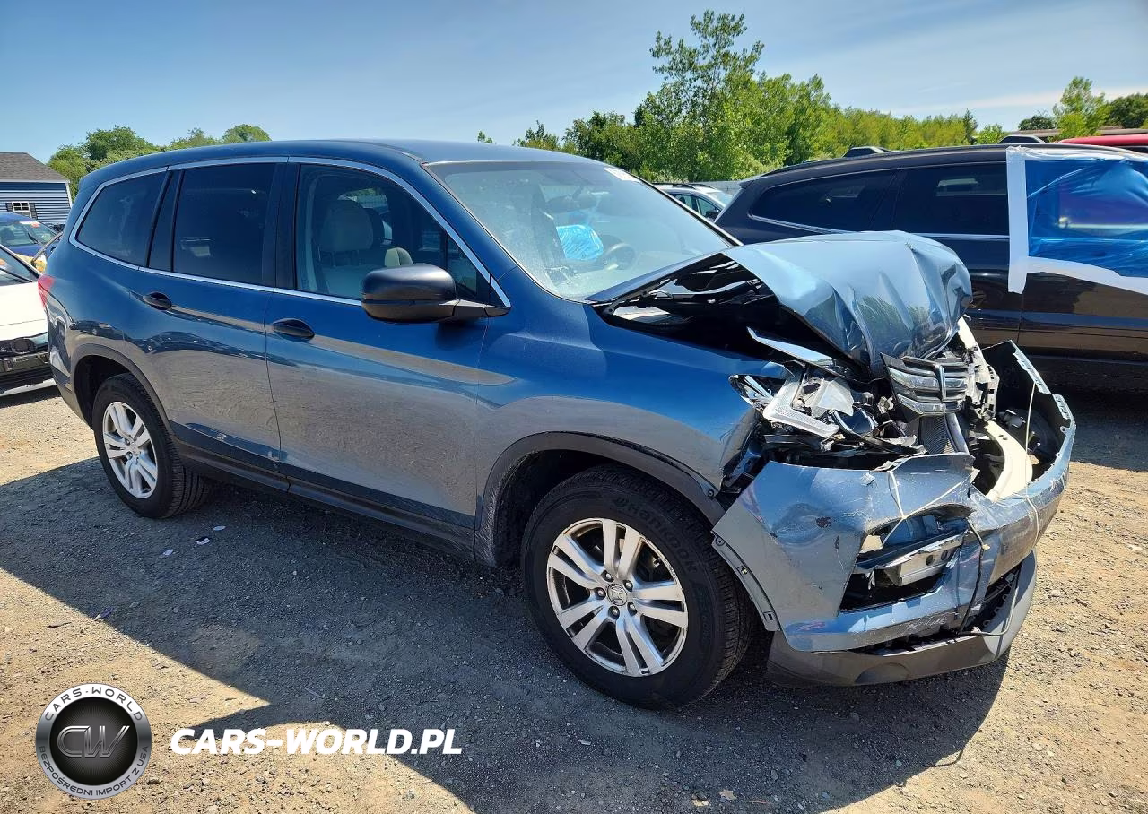 2017 Honda Pilot Lx VIN:5FNYF6H10HB030579 - 4