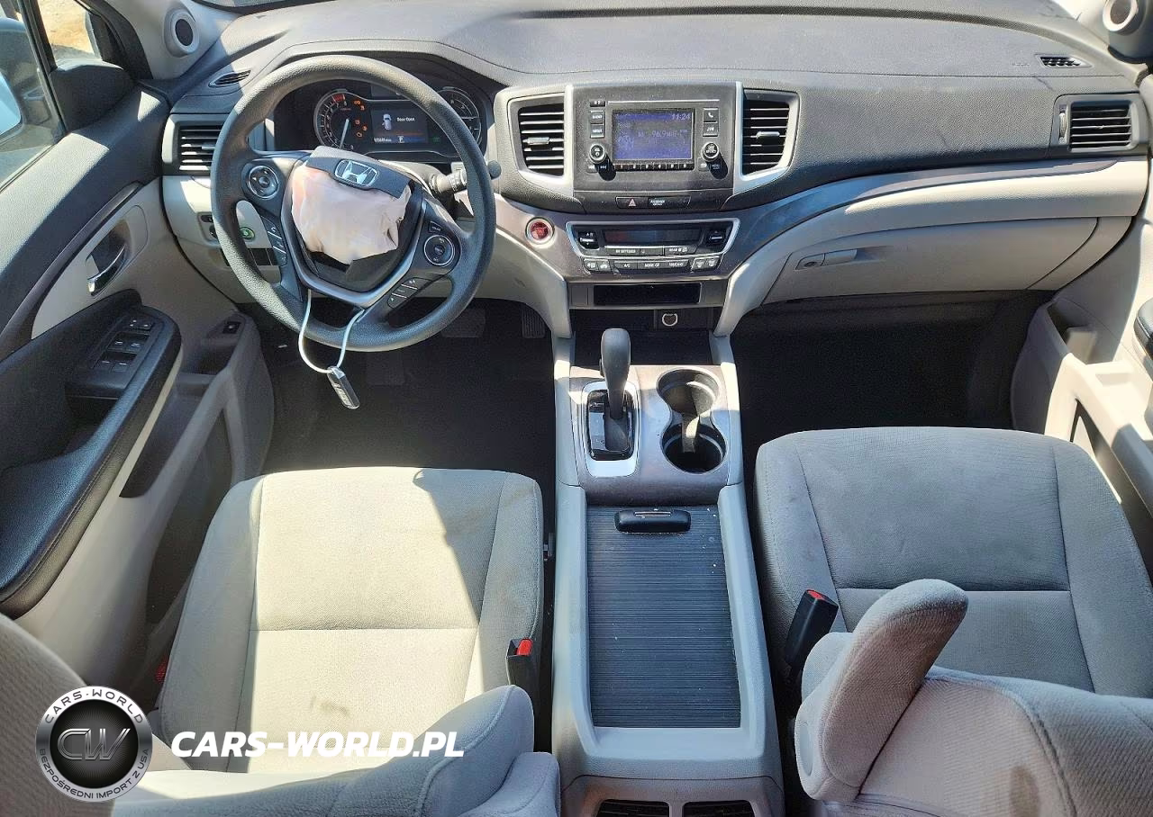2017 Honda Pilot Lx VIN:5FNYF6H10HB030579 - 8