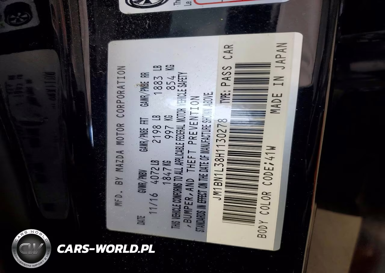 2017 Mazda 3 Touring VIN:JM1BN1L38H1130278 - 12