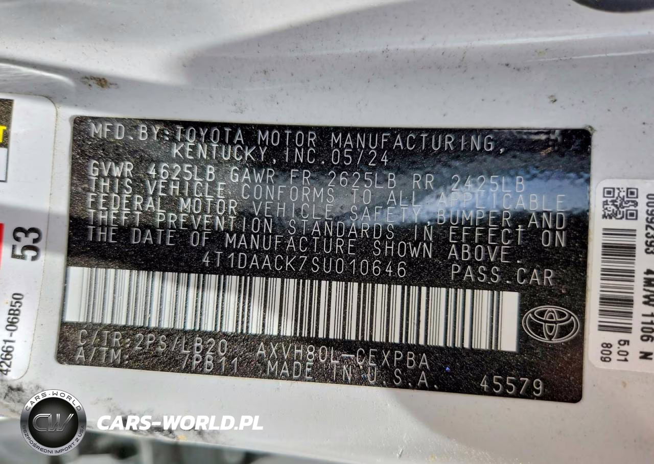2025 Toyota Camry Xse VIN:4T1DAACK7SU010646 - 12