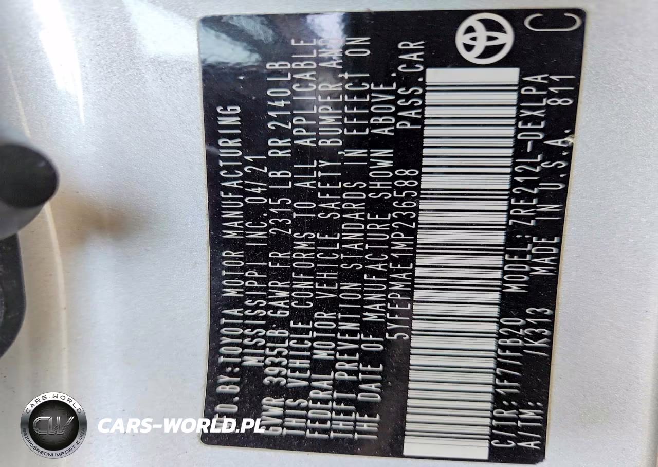 2021 Toyota Corolla Le VIN:5YFEPMAE1MP236588 - 13