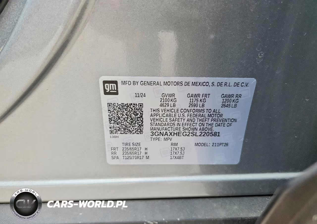 2025 Chevrolet Equinox Lt VIN:3GNAXHEG2SL220581 - 12