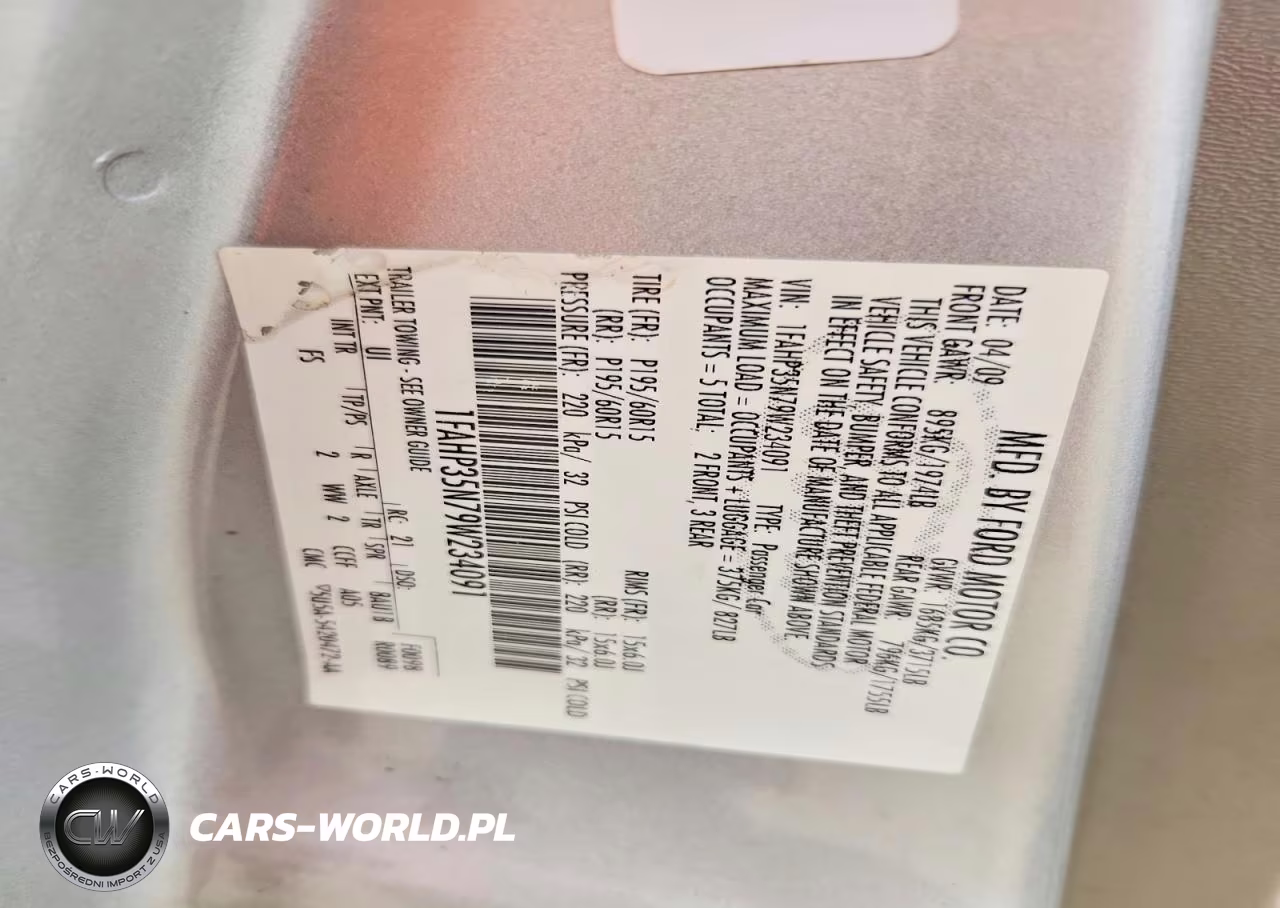 2009 Ford Focus Se VIN:1FAHP35N79W234091 - 13