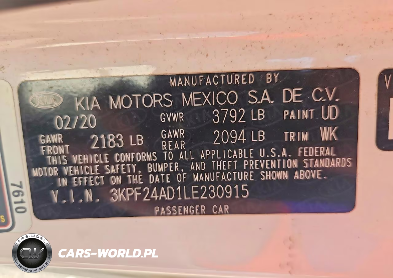 2020 Kia Forte Lxs VIN:3KPF24AD1LE230915 - 13
