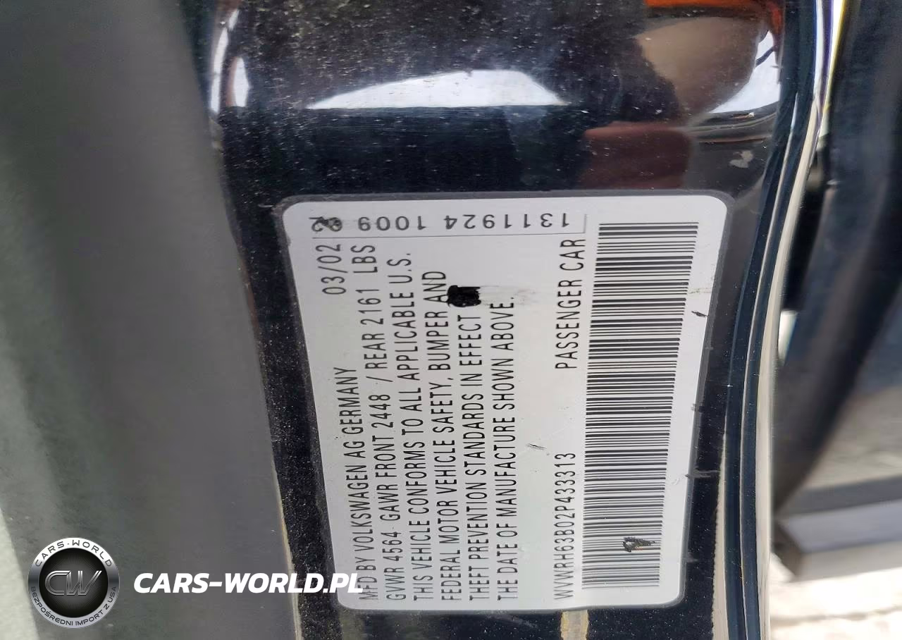 2002 Volkswagen Passat Glx VIN:WVWRH63B02P433313 - 12