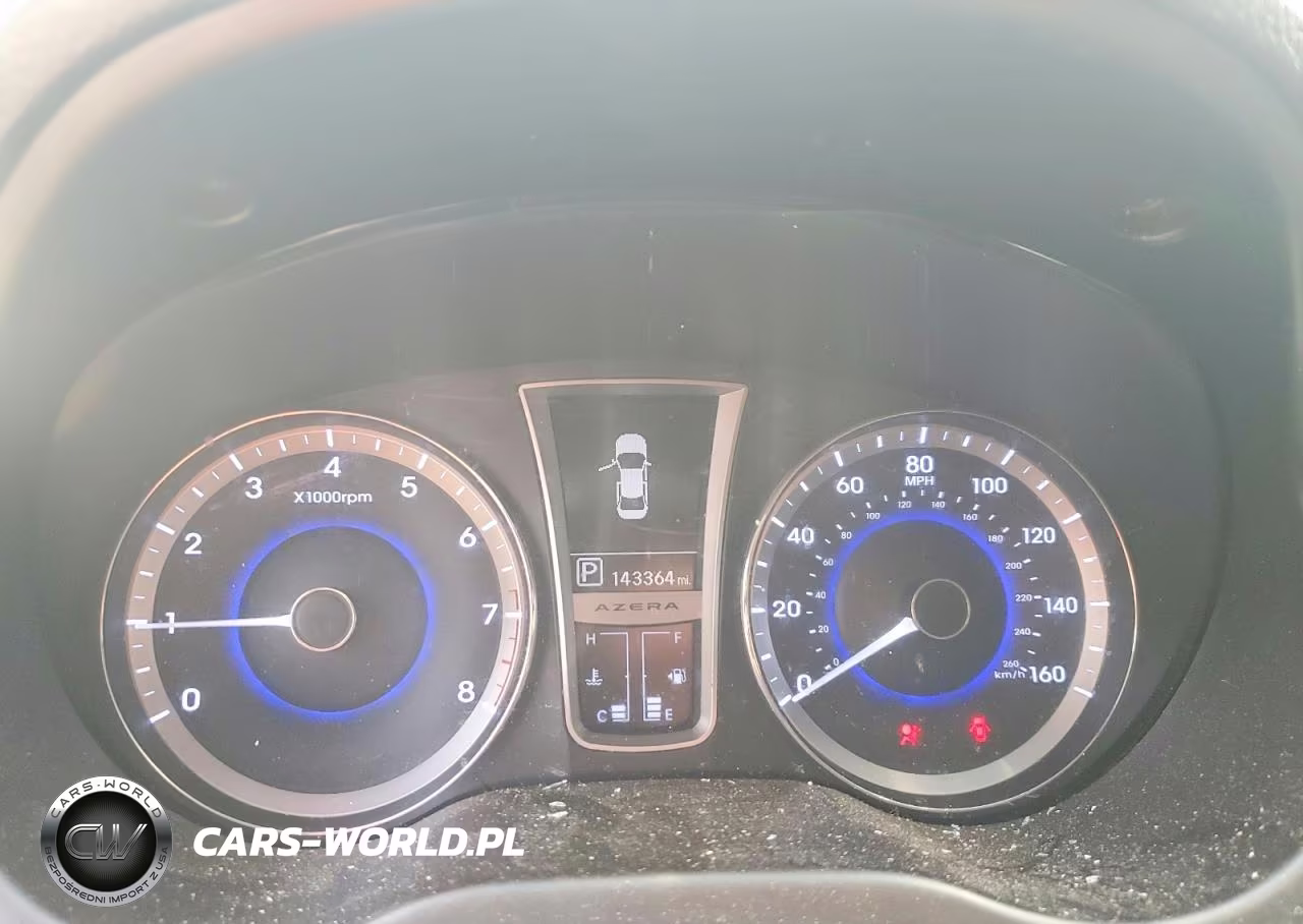 2013 Hyun Azera VIN:KMHFH4JG6DA268908 - 9