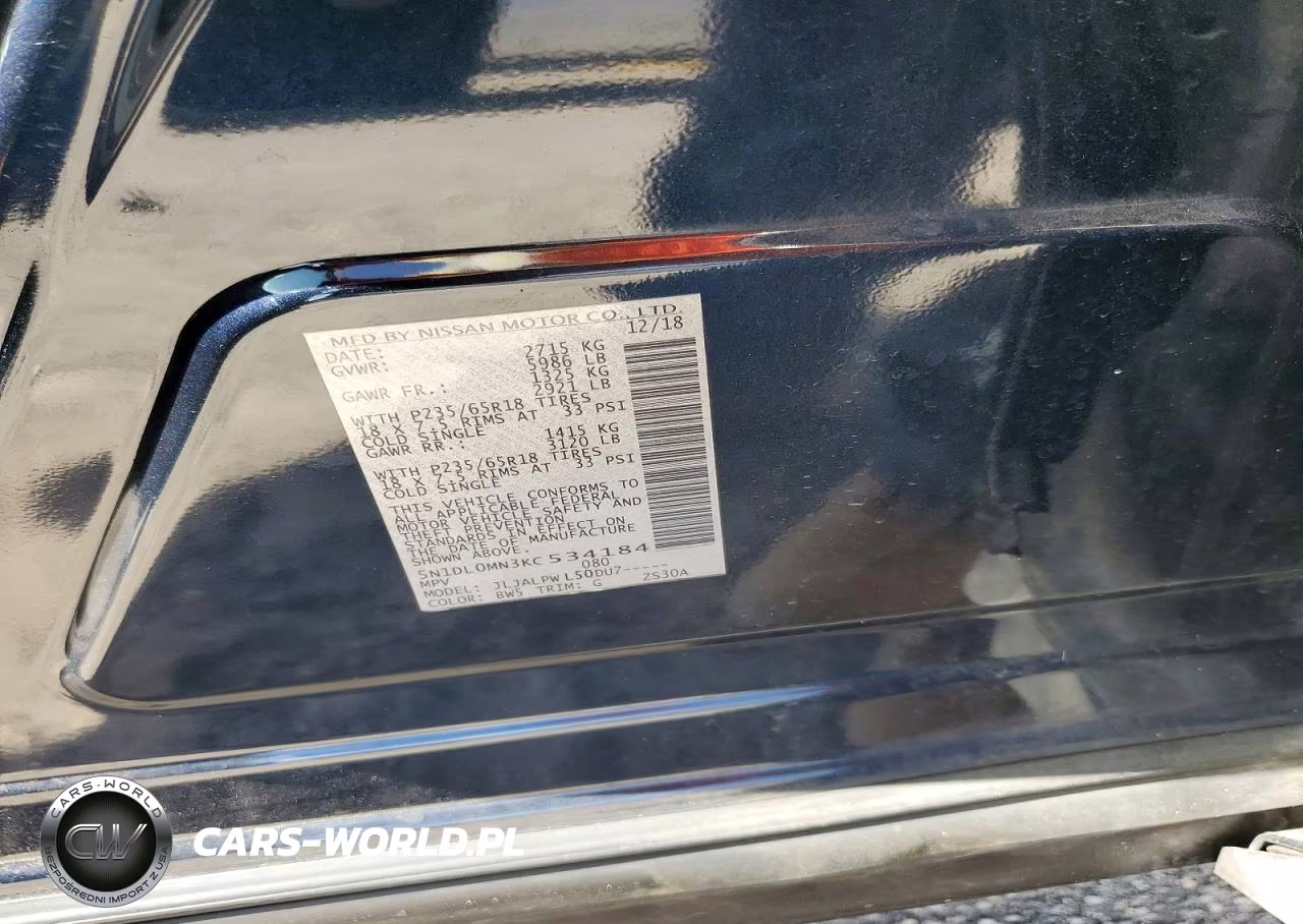 2019 Infiniti Qx60 Pure VIN:5N1DL0MN3KC534184 - 12