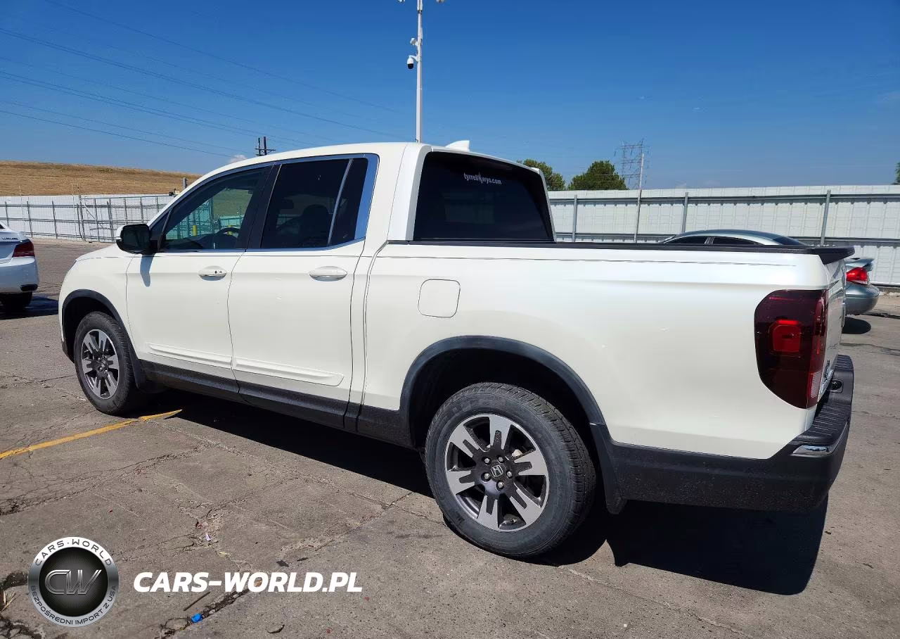 2017 Honda Ridgeline Rtl VIN:5FPYK3F62HB002931 - 2