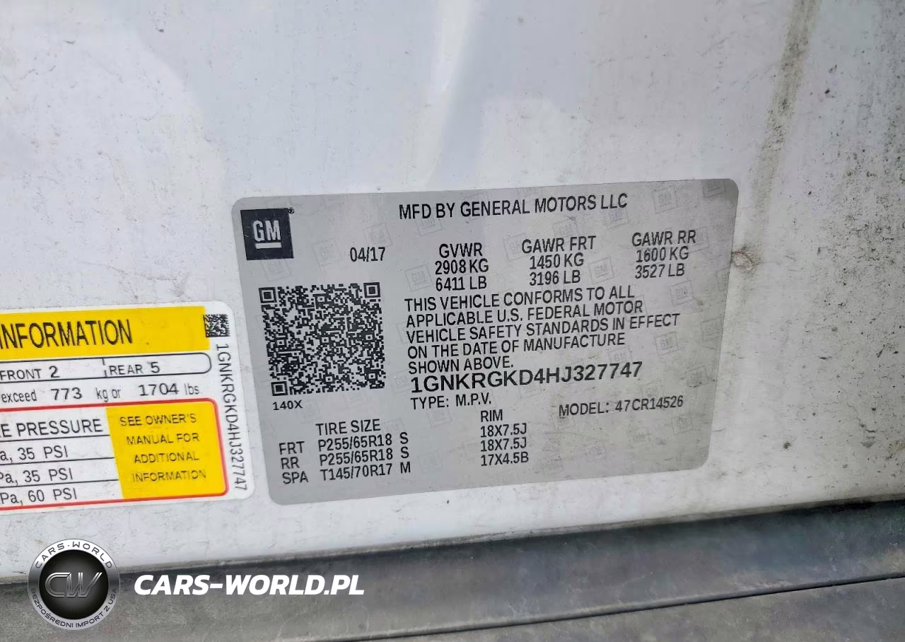 2017 Chevrolet Traverse Lt VIN:1GNKRGKD4HJ327747 - 13
