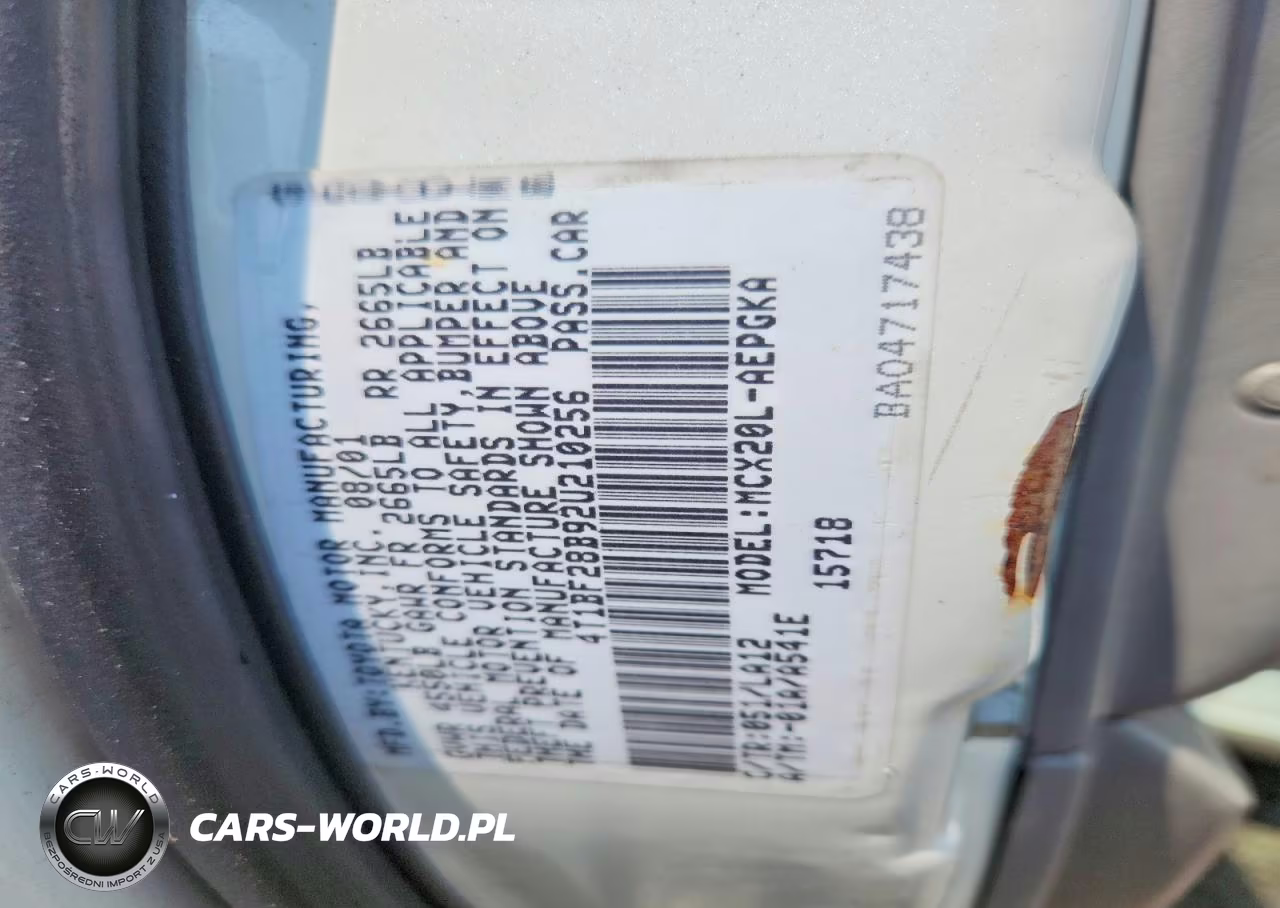2002 Toyota Avalon Xls VIN:4T1BF28B92U210256 - 12