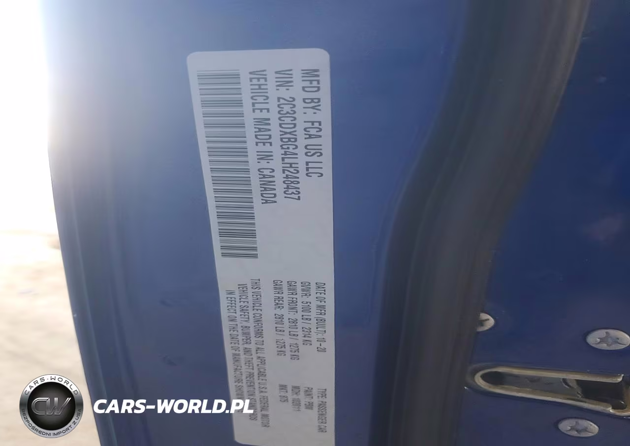 2020 Dodge Charger Sxt VIN:2C3CDXBG4LH248437 - 12