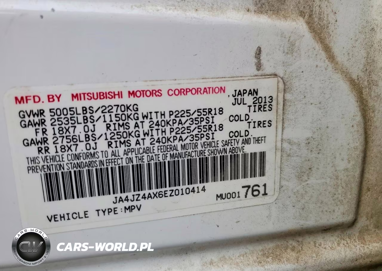 2014 Mitsubishi Outlander Gt VIN:JA4JZ4AX6EZ010414 - 13