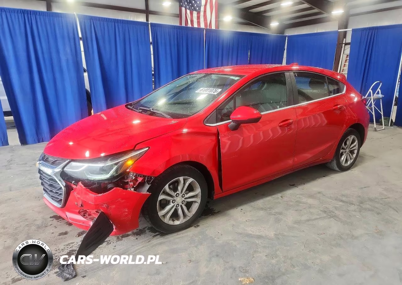 2019 Chevrolet Cruze Lt VIN:3G1BE6SM2KS545683 - 1