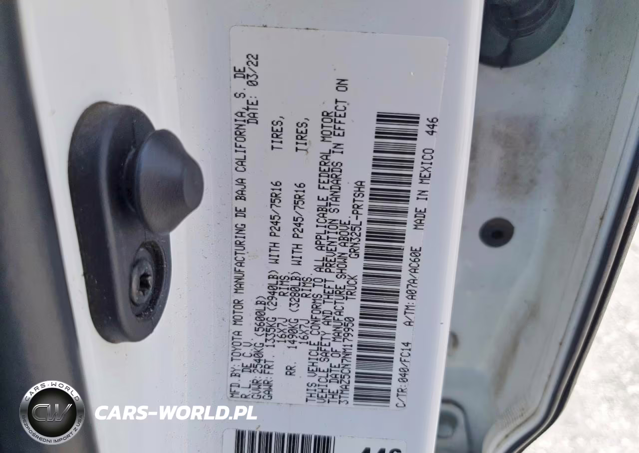 2022 Toyota Tacoma Sr5 V6 VIN:3TMAZ5CN7NM179950 - 13