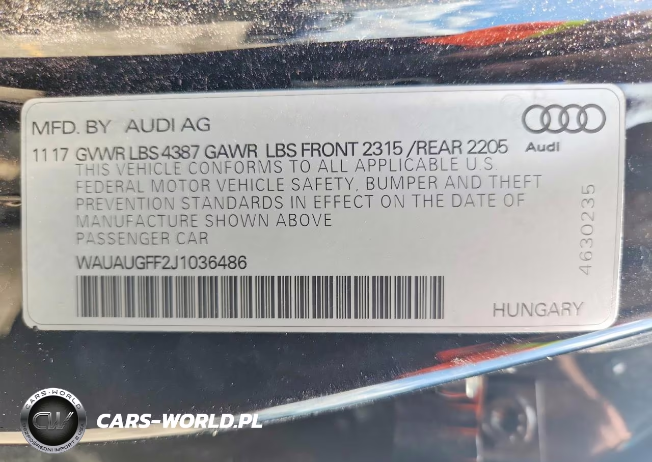 2018 Audi A3 Premium VIN:WAUAUGFF2J1036486 - 12