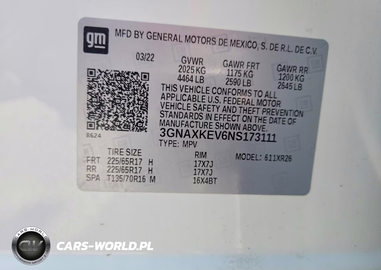 2022 Chevrolet Equinox Lt VIN:3GNAXKEV6NS173111 - 13