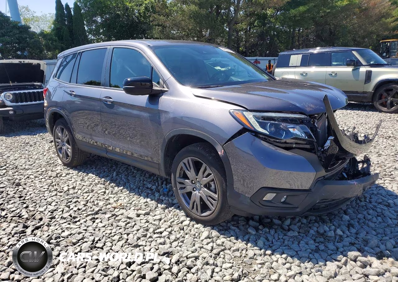 2021 Honda Passport Exl VIN:5FNYF8H57MB035593 - 4