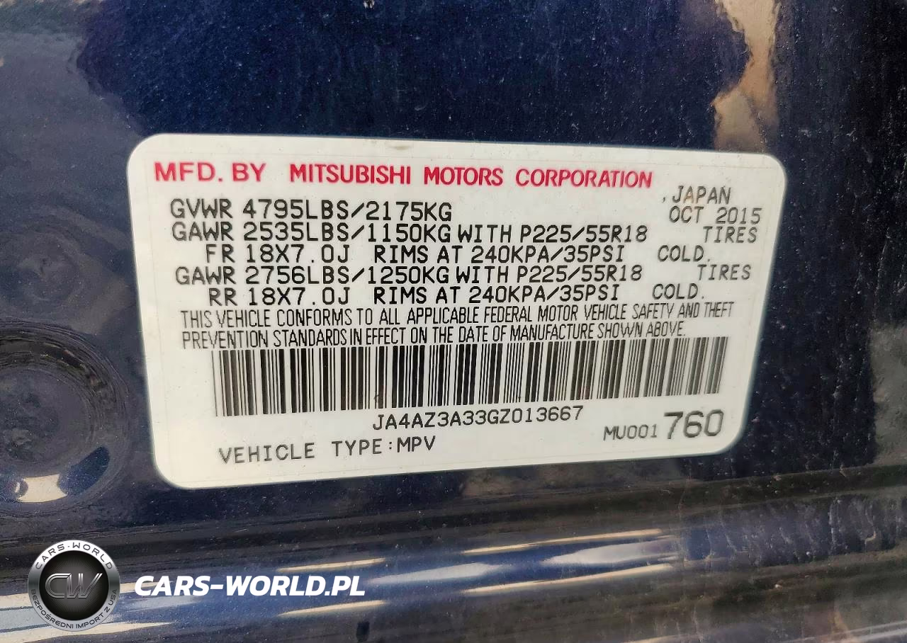 2016 Mitsubishi Outlander Se VIN:JA4AZ3A33GZ013667 - 13