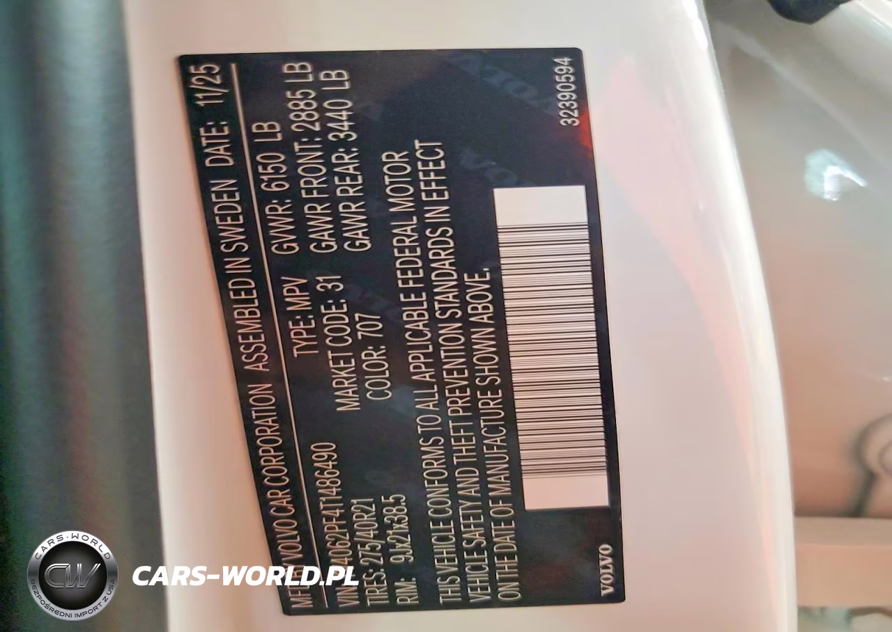 2026 Volvo Xc90 Ultra VIN:YV4062PF4T1486490 - 13