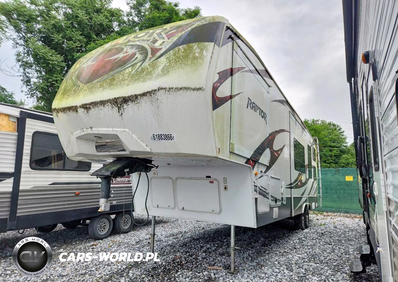 2012 Keystone Raptor Camper VIN:4YDF30023CR800162 - 2