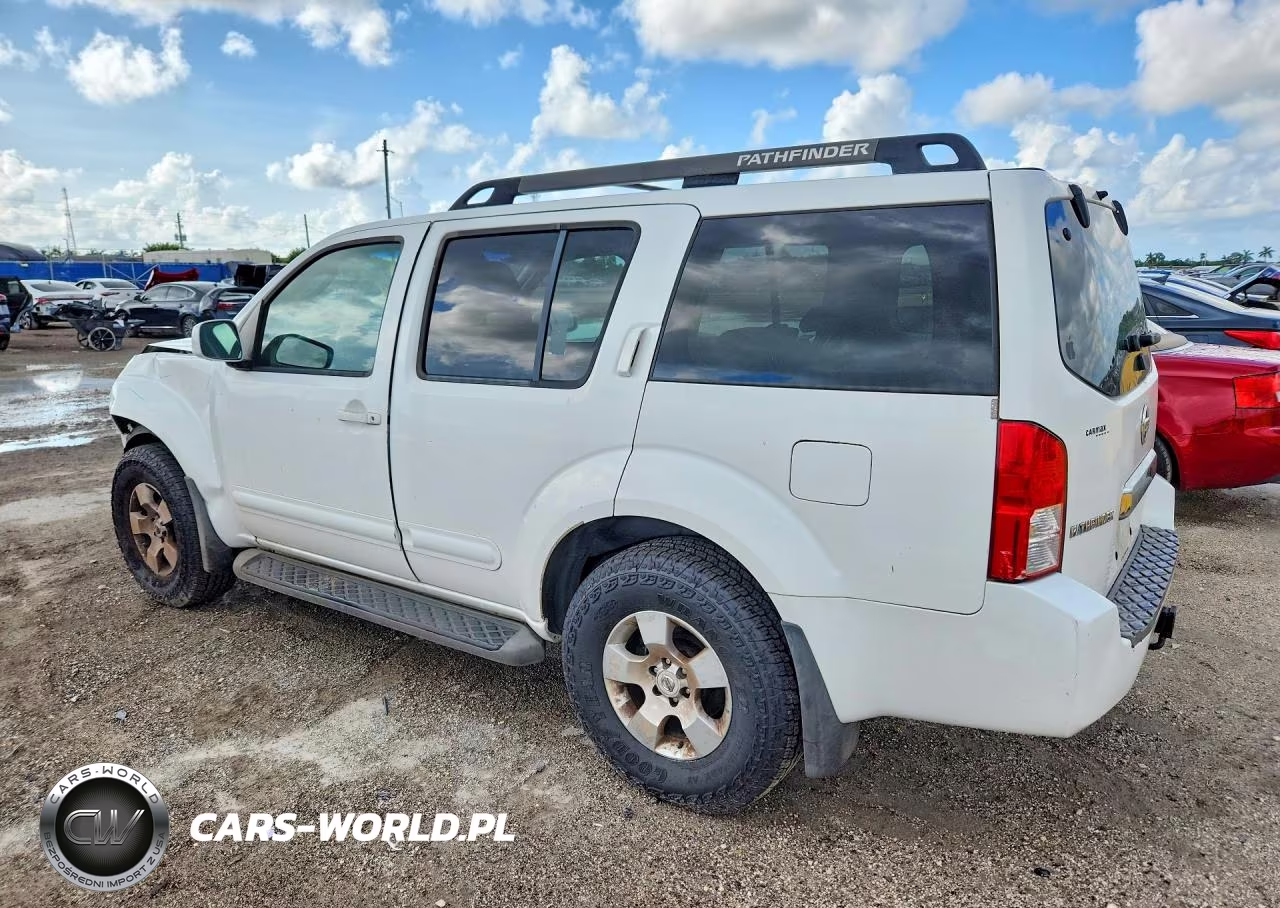 2007 Nissan Pathfinder S VIN:5N1AR18UX7C626215 - 2