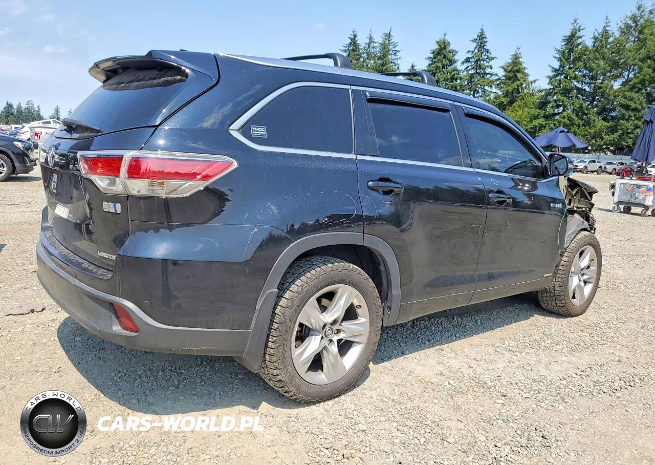 2016 Toyota Highlander Hybrid Limited VIN:5TDDCRFH6GS018603 - 3