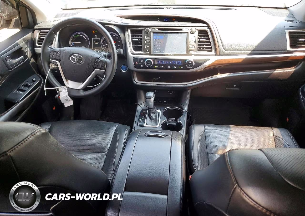2016 Toyota Highlander Hybrid Limited VIN:5TDDCRFH6GS018603 - 8