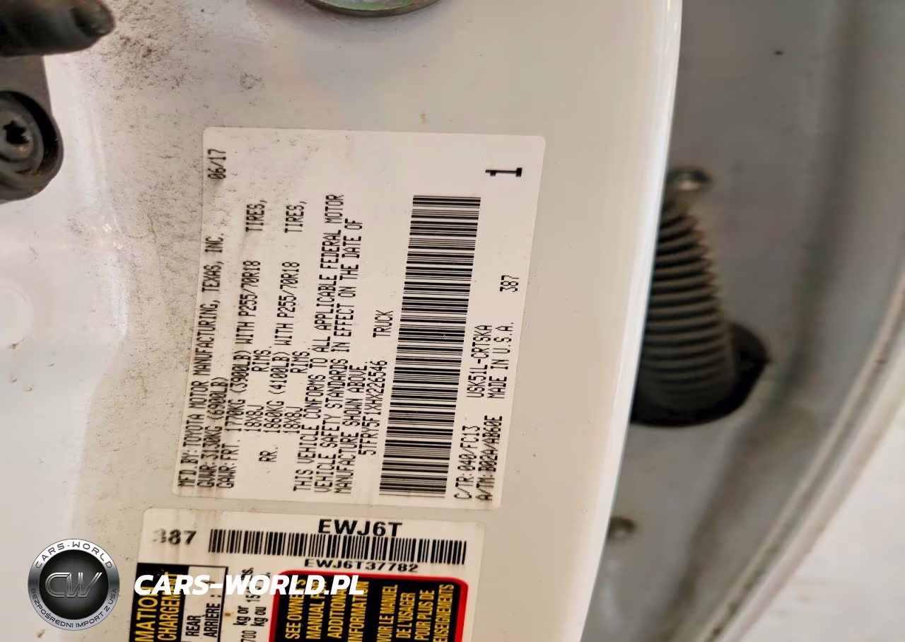 2017 Toyota Tundra Sr5 VIN:5TFRY5F1XHX226546 - 13