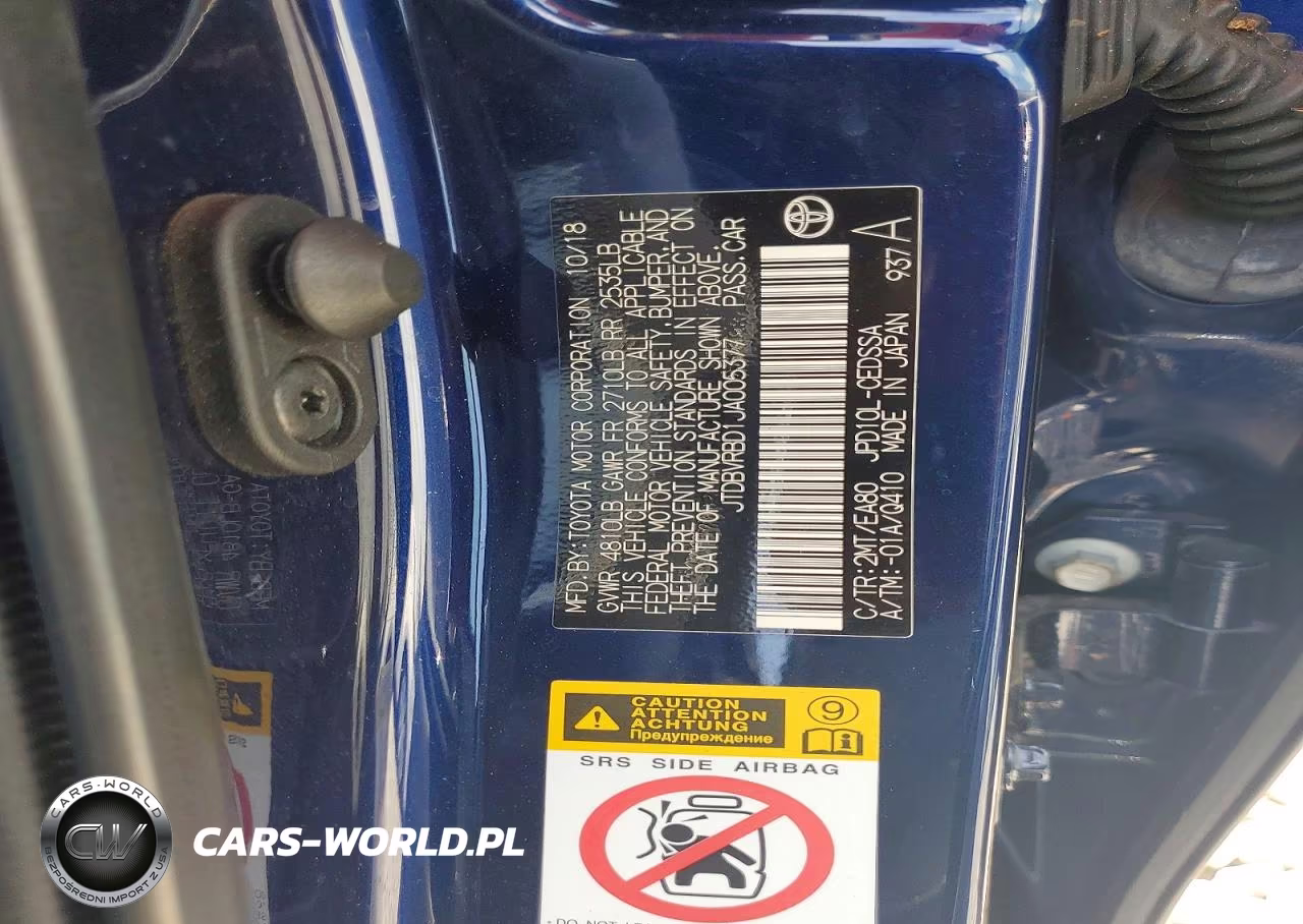2018 Toyota Mirai Base VIN:JTDBVRBD1JA005377 - 12
