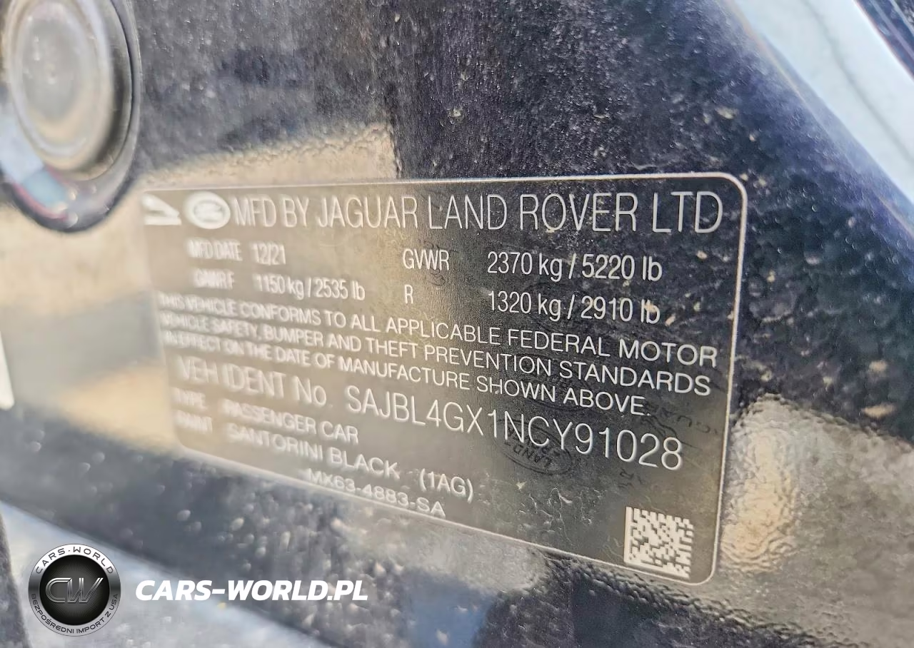 2022 Jaguar Xf R-Dynamic Se VIN:SAJBL4GX1NCY91028 - 12