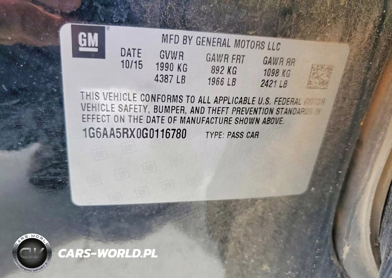 2016 Cadillac Ats VIN:1G6AA5RX0G0116780 - 12