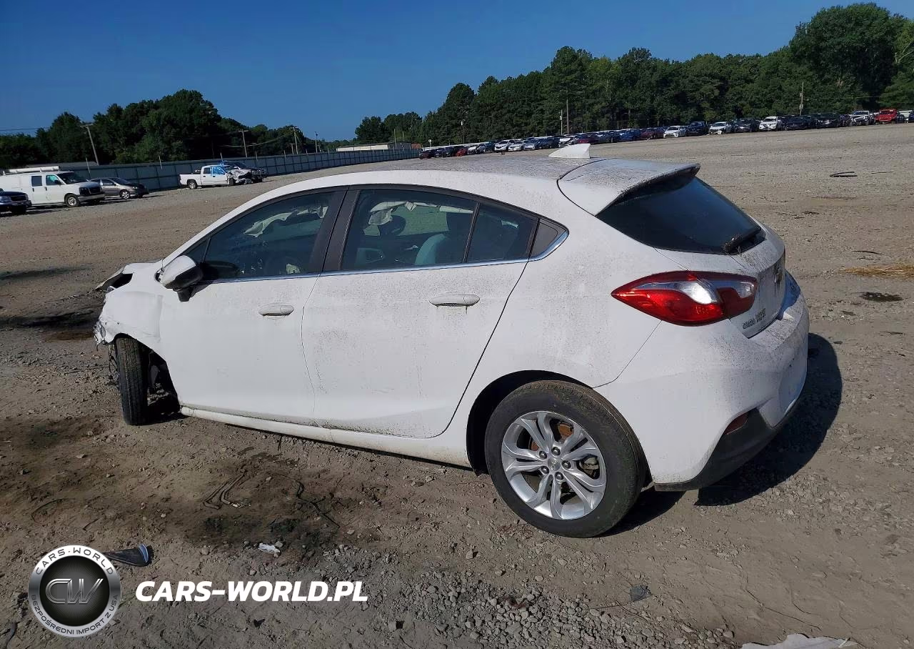 2019 Chevrolet Cruze Lt VIN:3G1BE6SM0KS597653 - 2