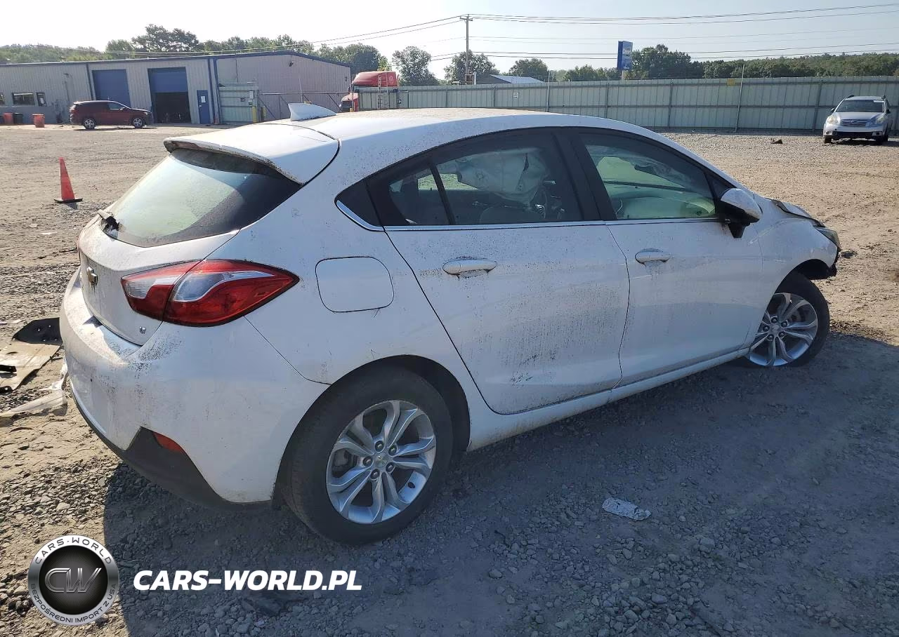 2019 Chevrolet Cruze Lt VIN:3G1BE6SM0KS597653 - 3