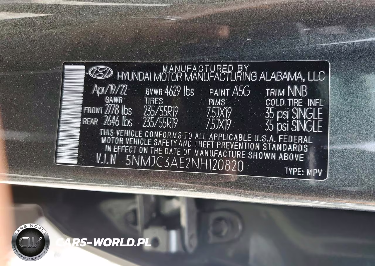 2022 Hyundai Tucson Sel VIN:5NMJC3AE2NH120820 - 13