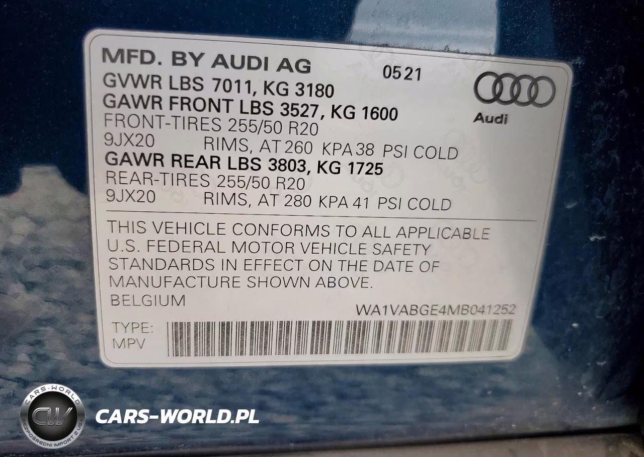 2021 Audi E-Tron Prestige VIN:WA1VABGE4MB041252 - 14