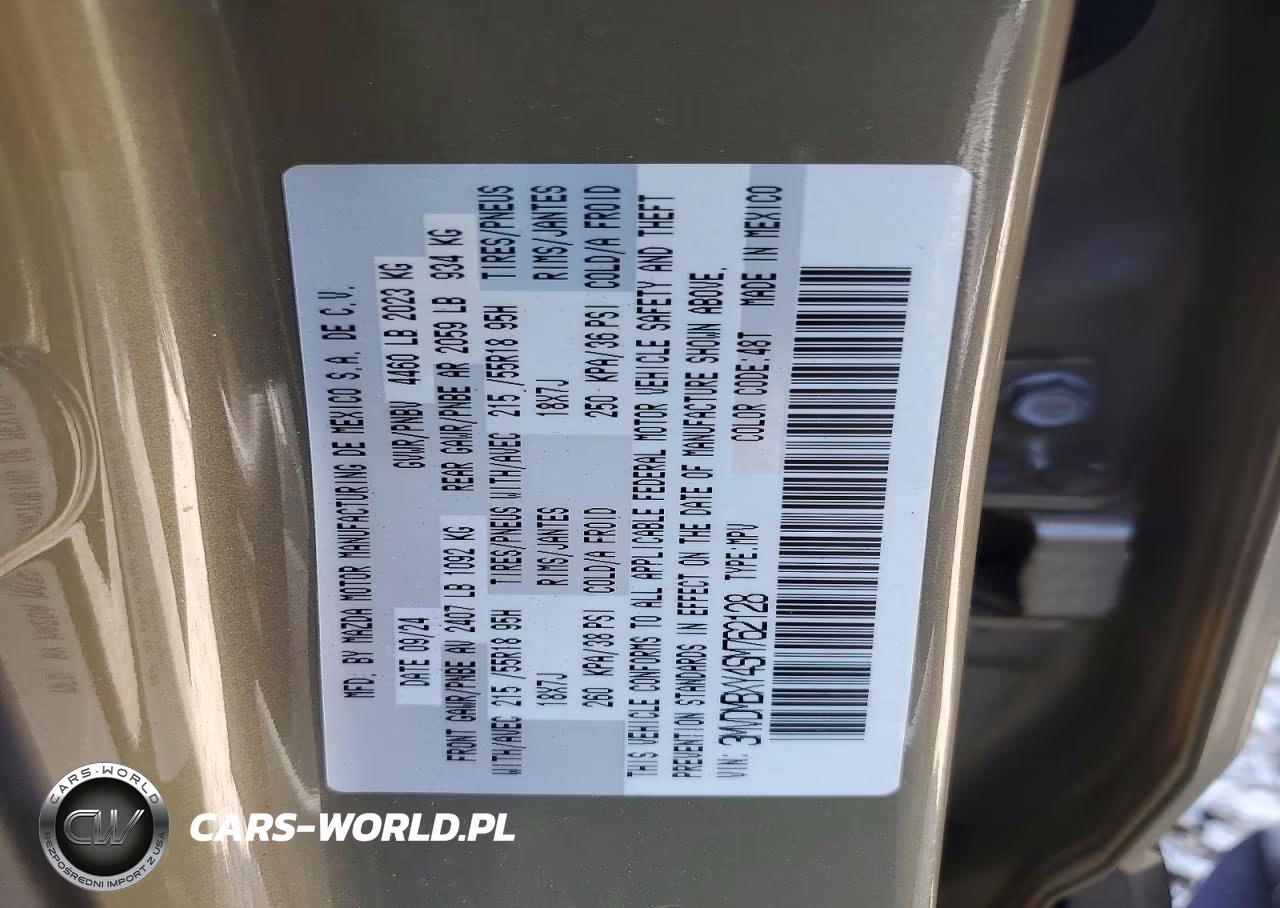 2025 Mazda Cx-30 Carbon Turbo VIN:3MVDMBXY4SM762128 - 13