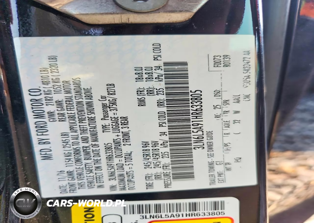 2017 Lincoln Mkz Premiere VIN:3LN6L5A91HR633805 - 12