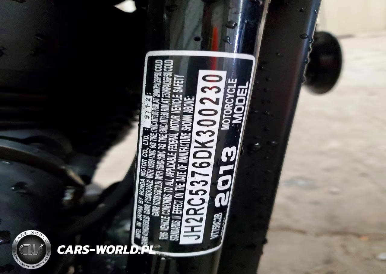 2013 Honda Vt750 C2B VIN:JH2RC5376DK300230 - 9
