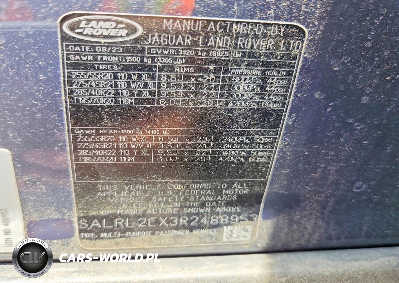 2024 Land Rover Discovery Dynamic Se VIN:SALRL2EX3R2488953 - 14