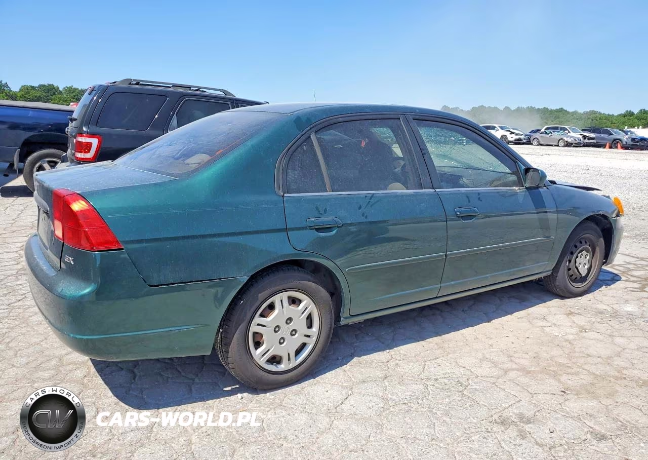 2002 Honda Civic Ex VIN:1HGES26742L009741 - 3