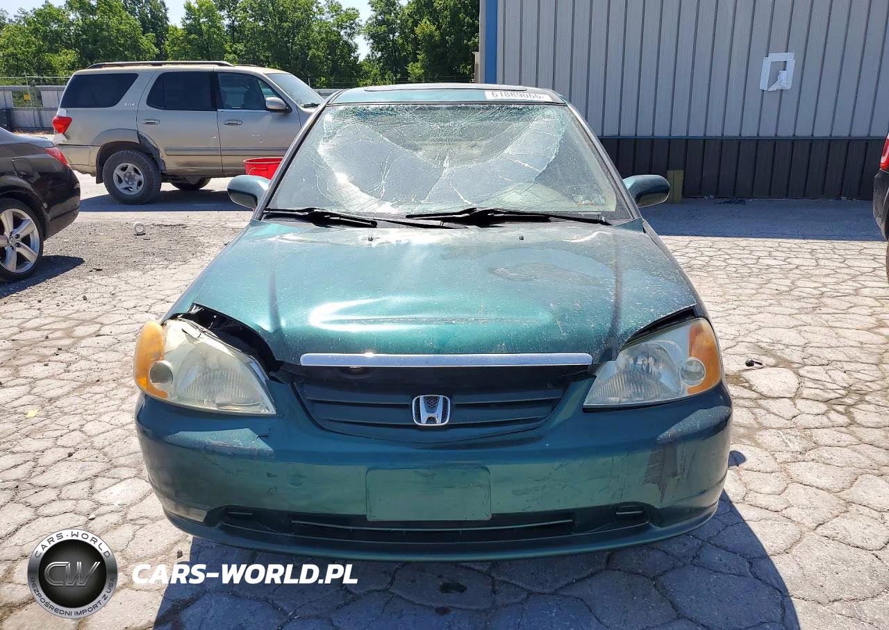 2002 Honda Civic Ex VIN:1HGES26742L009741 - 5