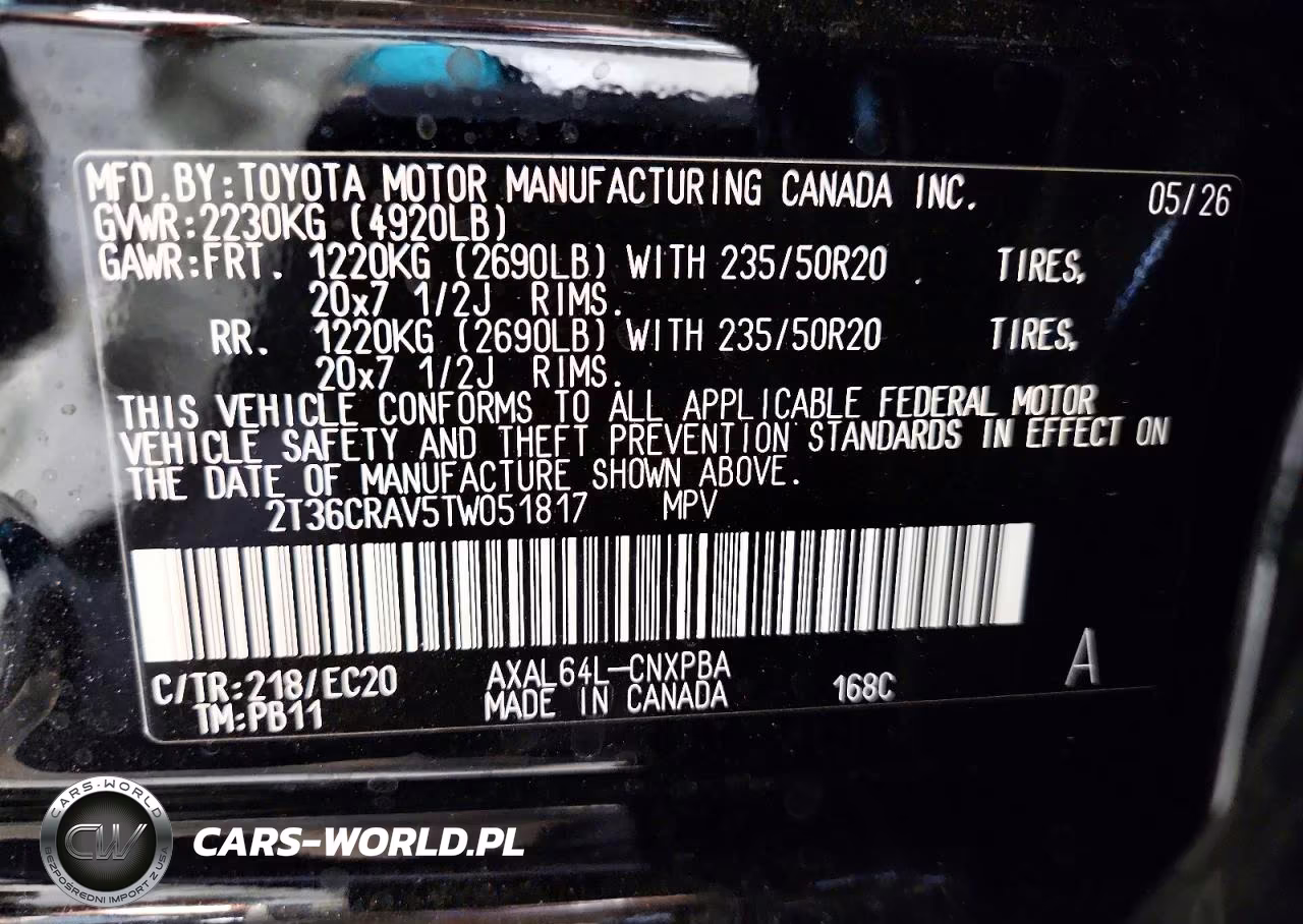 2026 Toyota Rav4 Xse VIN:2T36CRAV5TW051817 - 13